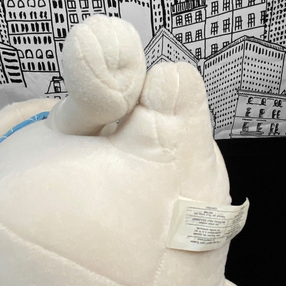 Vintage Disney Pocahontas PERCY The Pug Dog 12" Plush Stuffed Animal Toy White - Picture 10 of 16